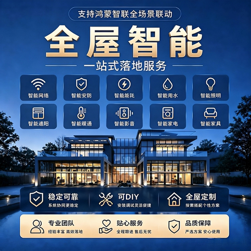 支持鸿蒙智联全屋智能一对一落地