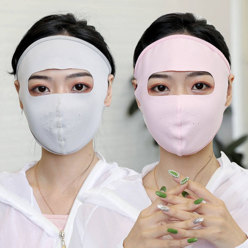 买一送一夏季防紫外线面罩女薄款透气口罩全脸遮阳蒙面防晒大口罩|ruв категории начало ежедневно, защитное оборудование, маска - от Buy2taobao.com для оказания профессиональной услуги покупки агента Taobao