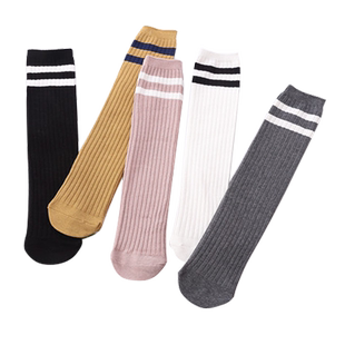 春秋纯棉女童中筒袜儿童长筒袜夏季薄款宝宝网眼袜高筒袜过膝袜子