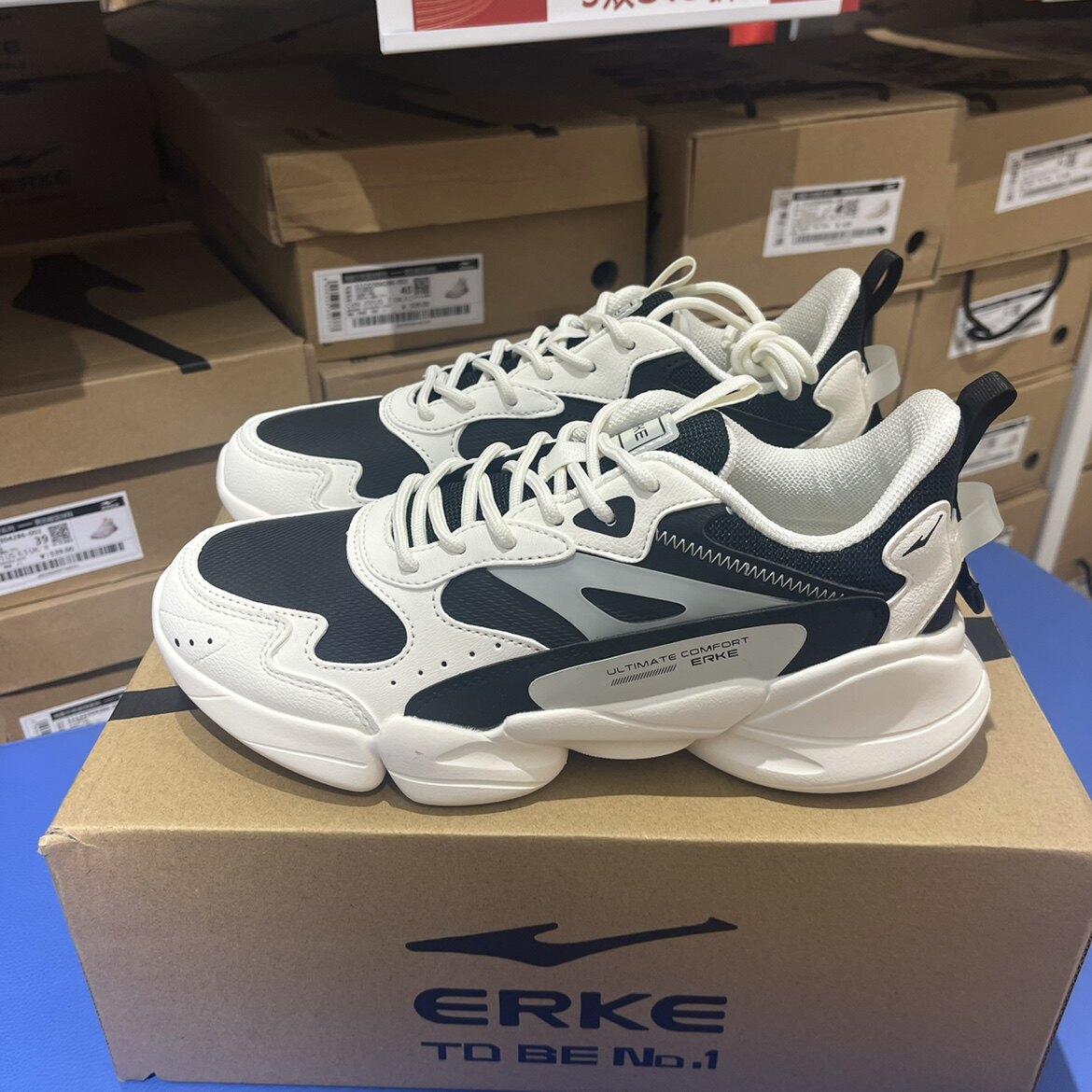 鸿星尔克男鞋男子冬季跑鞋轻便皮面宽面综训鞋运动鞋11122414083,运动鞋new,跑步鞋,淘宝优惠券,粉丝福利购,淘宝优惠卷