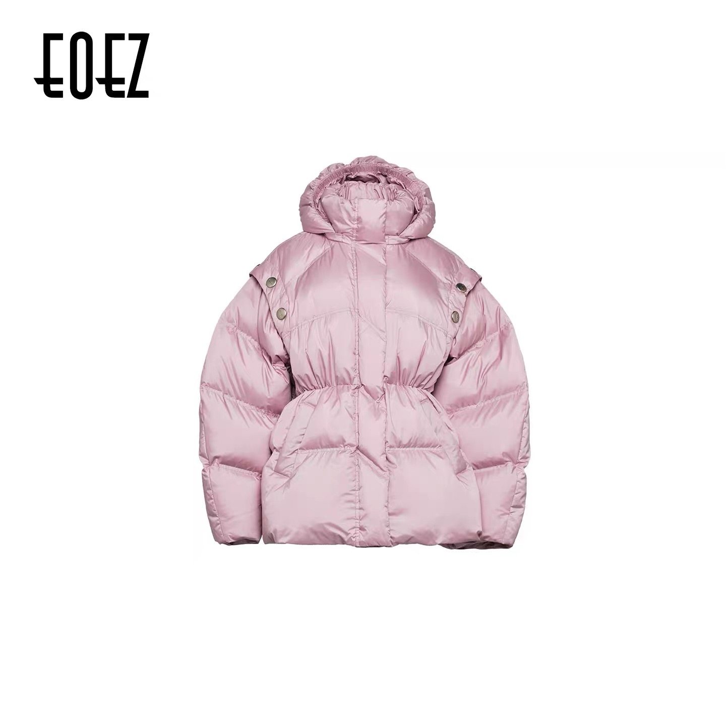 EOEZ 正品专柜 设计师 复古优雅收腰条 羽绒服 鹅绒服  EZY7062,女装/女士精品,羽绒服,淘宝优惠券,粉丝福利购,淘宝优惠卷