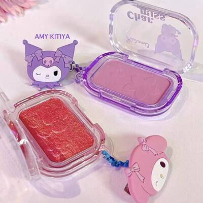 泰国711charmiss三丽鸥库洛米美乐蒂联名限彩妆腮红唇釉眼影4克