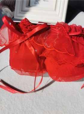 2条礼盒装内裤 红色本命年性感结婚送礼盒装三角裤酒红胖次可爱短