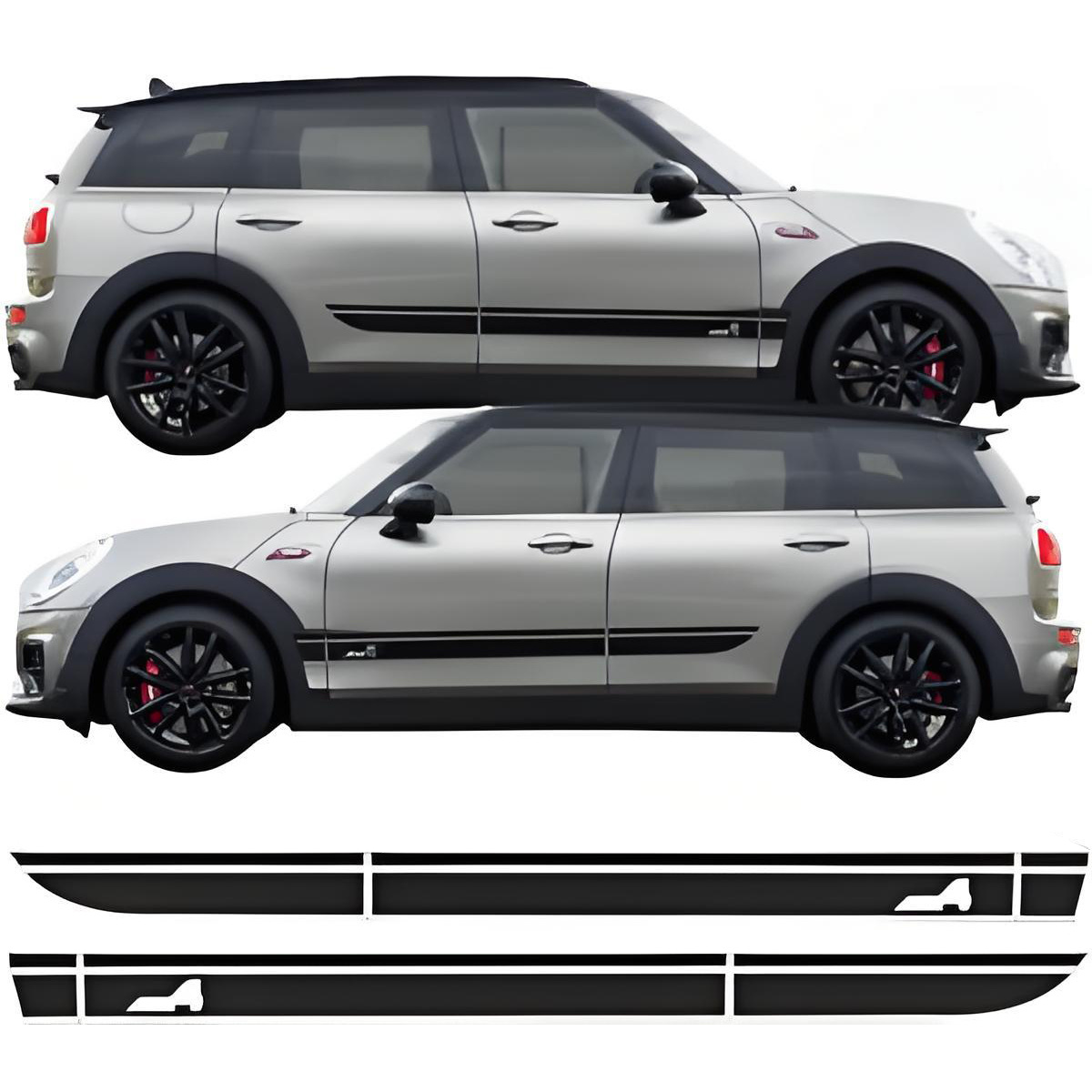 ALL4侧裙车贴乡下人R56F56车贴