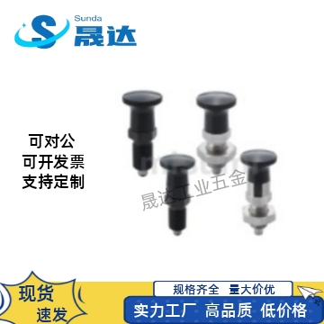 旋钮柱塞PXYKT8标准型自锁细牙SXYKT10 锥头分度销PXKT12 SXPKT16