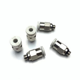 气动快接头 螺纹直通 KJH 全新白色迷你 3.2mm