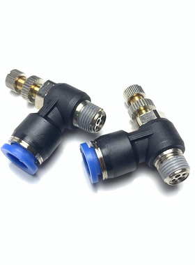 节流阀 (NSC) SC 4/6/8/10-01/02/03 限出型气动快插节流阀接头