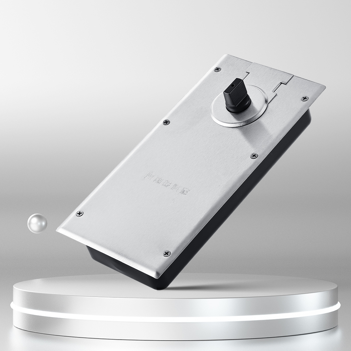 坚朗地弹簧玻璃门地弹簧无框门有框门配件地弹簧配件90度定位