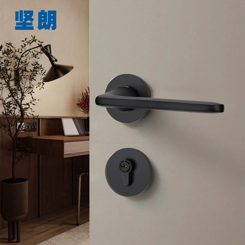 坚朗分体锁室内门锁静音门锁图片