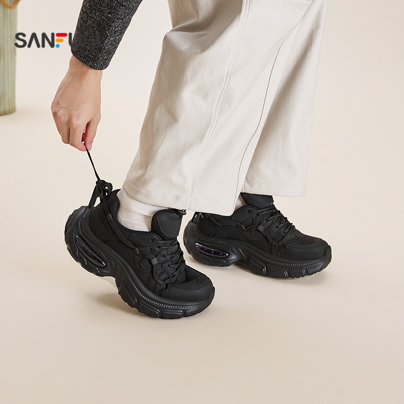 三福男老爹鞋春季潮酷街头休闲增高厚底拼接运动鞋男鞋851059,流行男鞋,老爹鞋,淘宝优惠券,粉丝福利购,淘宝优惠卷