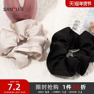 三福木耳边大肠发圈发束单个 优雅时尚气质发饰配饰头饰850290