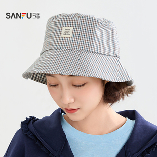 三福韩系运动渔夫帽 显脸小服饰配件配饰帽子519709 潮流时尚