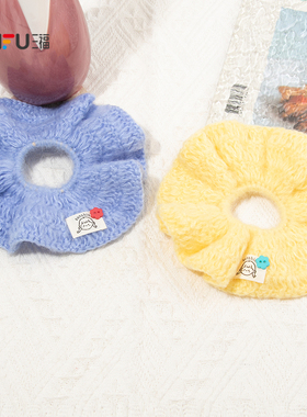 三福针织多色圈发束单个 时尚流行个性发饰配饰头饰发圈848970