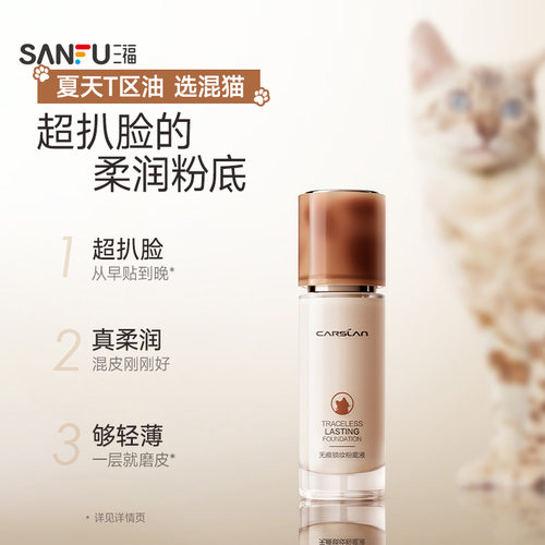 卡姿兰无痕锁妆粉底液 497348 - 封面