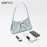 Сумка подмышку, модная ретро классическая джинсовая сумка через плечо, 2023