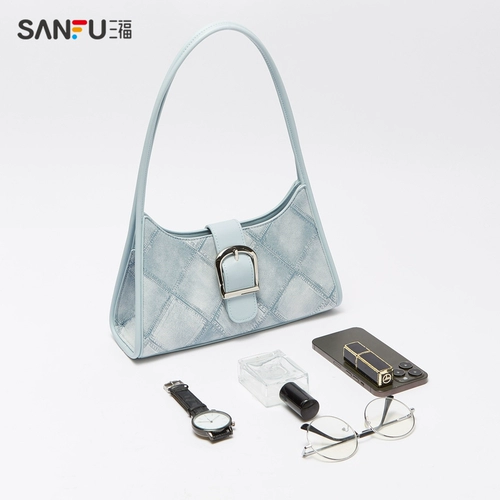 Сумка подмышку, модная ретро классическая джинсовая сумка через плечо, 2023