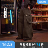 街头宽松阔腿裤 三福2026春季 口袋休闲裤 大工装 子515972 男士