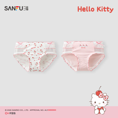 【HELLO KITTY官方正版授权系列】女夏季蕾丝中腰内裤522798