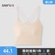 休闲修身 时尚 内搭外穿粉底液上衣 吊带背心女款 三福带杯美背中款
