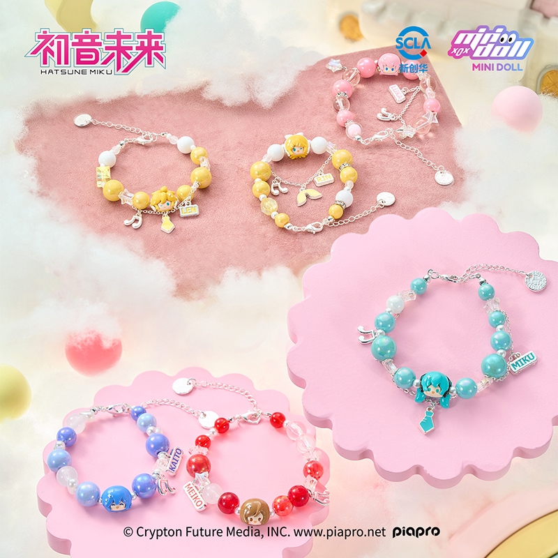 三福初音未来手串手链单条  二次元动漫周边串珠首饰链495679