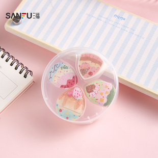 秀色物语迷你蛋糕粉扑套装6个 503794