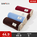 三福锁边单色长巾围巾 氛围感气质优雅服饰配件围脖847247 时尚