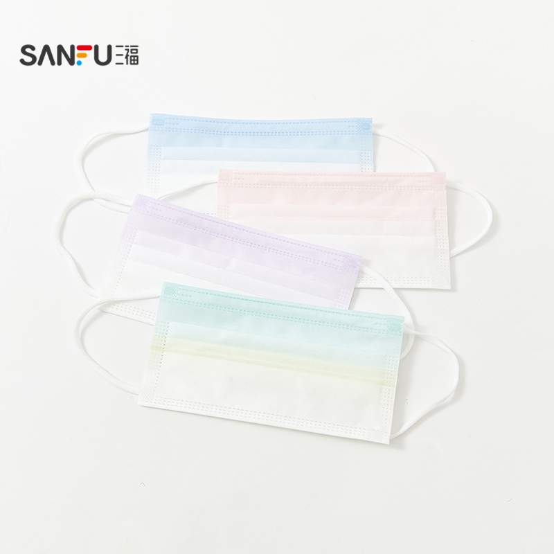 三福可爱平面印花非医用口罩10片  生活日用家居一次性用品840552