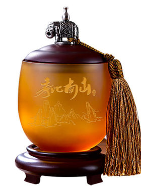 缘汇阁祝贺寿礼品老人实用礼物送父母爷爷长辈生日创意定制琉璃茶