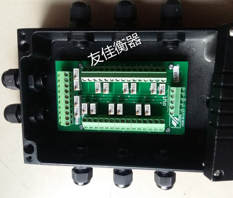 上海耀华地磅接线盒不锈钢分线盒称重传感器盒子中继盒46810路数