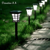 点点 点点太阳能庭院灯户外草坪灯led防水柱头灯别墅 Diandian