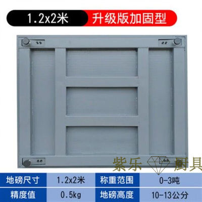 洛施芙（LOSEFU）上海耀华地磅秤1-3吨高精度平台小型电子地磅称