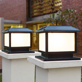 凯优美柱头灯别墅围墙灯门口柱子防水室外欧式 复古户外太阳能庭院