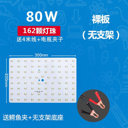夜市灯地摊灯摆摊专用可照明灯12V伏LED灯泡低压高亮电瓶灯板12v8