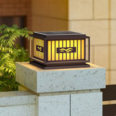 杰和户外防水新中式 墙头灯家用别墅售楼部酒店大门柱灯室外庭院围