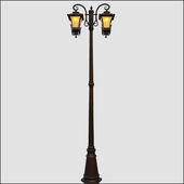 庭院灯LED户外路灯园林景观灯花园别 凤凰两头欧式 别墅庭院灯