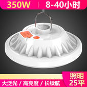 禧优迪充电灯泡户外家用超亮移动停电应急照明led飞碟灯夜市地摊