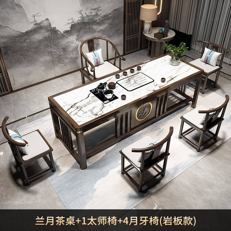 森林交响（SENLINJIAOXIANG）实木茶桌椅组合茶台桌烧水壶一体新属于什么档次？