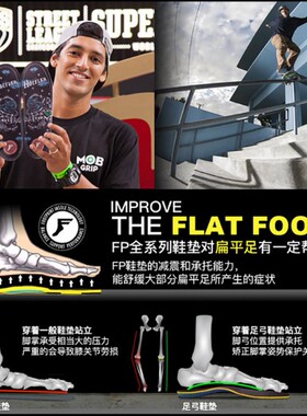 Footprint 热熔定型 Gamechanger 美国进口滑板极限运动减震鞋垫