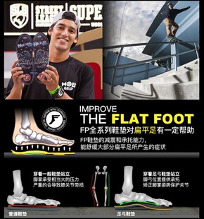 Footprint 热熔定型 Gamechanger 美国进口滑板极限运动减震鞋垫