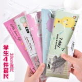 Обучающая линейка для школьников, детский комплект для рисования для обучения математике, канцтовары, подарок на день рождения