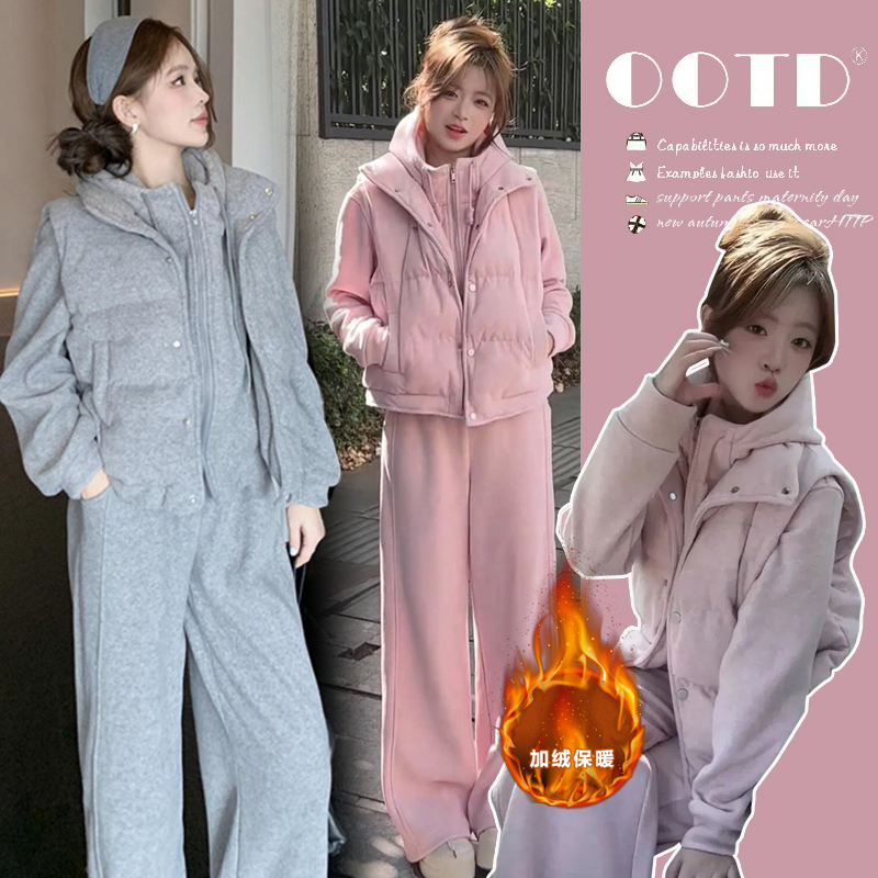 孕妇装套装冬季新款保暖