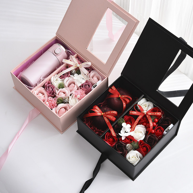 新款圣诞节神秘开窗礼品盒创意平安夜苹果礼物盒保温杯手套包装盒,包装,情人礼品包装,淘宝优惠券,粉丝福利购,淘宝优惠卷