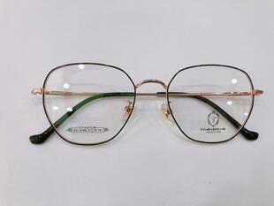 实体店专柜 希伯莱眼镜架 希伯莱钛时尚超轻眼镜架 T-19188