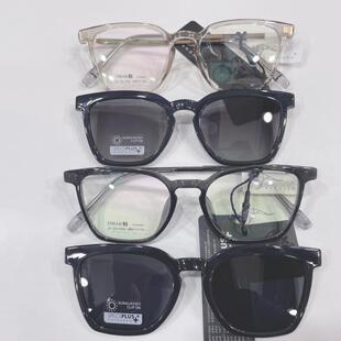 袋鼠眼镜架 2025款KANGAROO/袋鼠变脸框架 超轻TR+B钛 KP124-1022