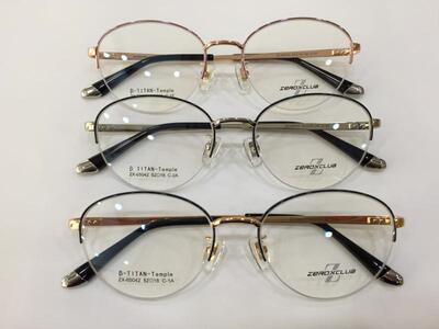 实体店专柜 皇家乐园眼镜架 皇家乐园时尚新B钛架 ZX-65042