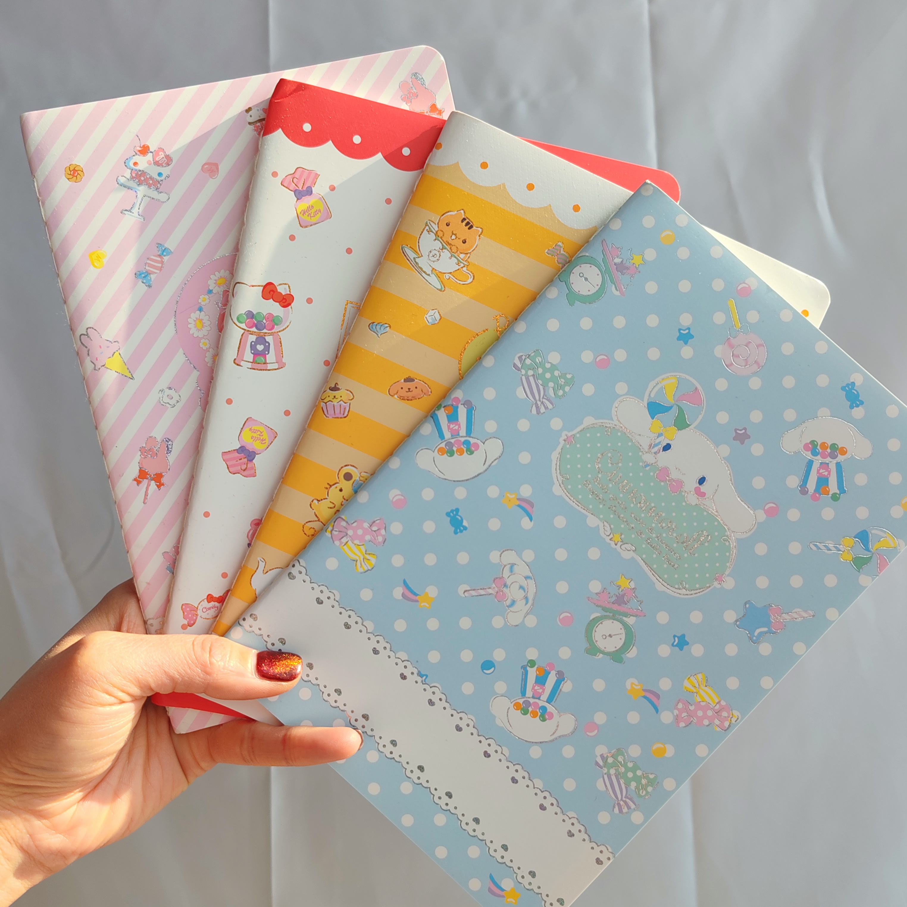 烫金活页本横线记事本美乐蒂大耳狗线圈本A5三丽鸥作业本悦木笔记