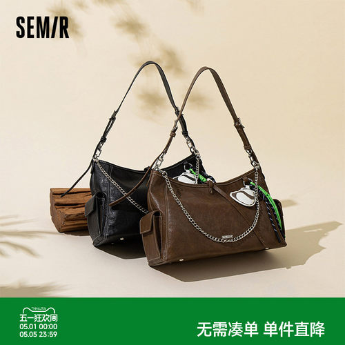 森马包包女托特包多口袋工装