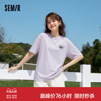 森马BRUNCH BROTHER联名短袖T恤女夏季纯棉刺绣图案2026新款上衣