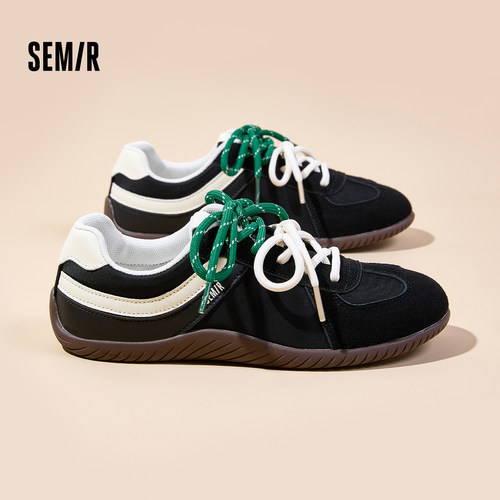 Semir女鞋复古经典时尚德训鞋