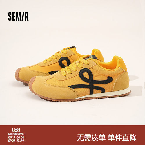 Semir女鞋小歪头复古德训阿甘鞋